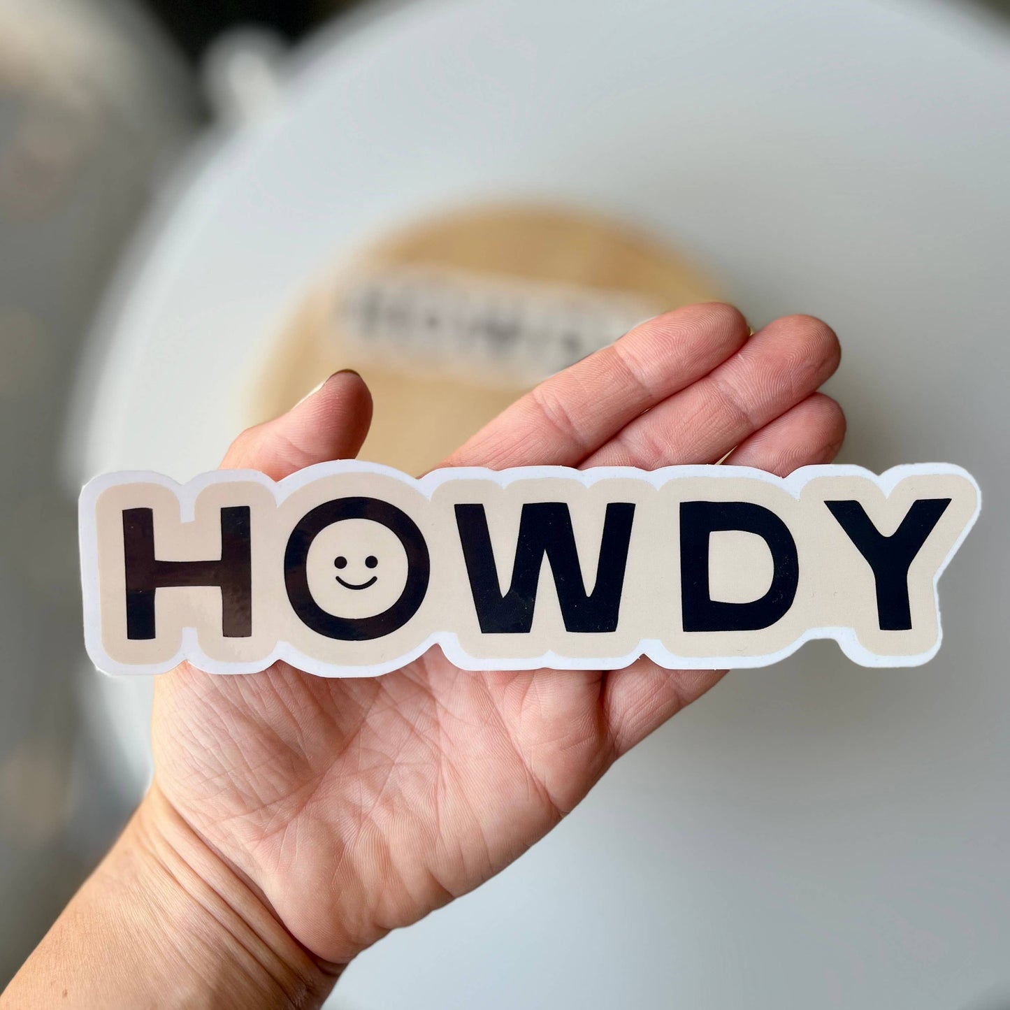 Happy Little Howdy Sticker