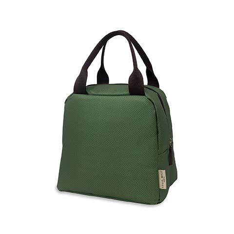 Lunch Tote, Green Diamond