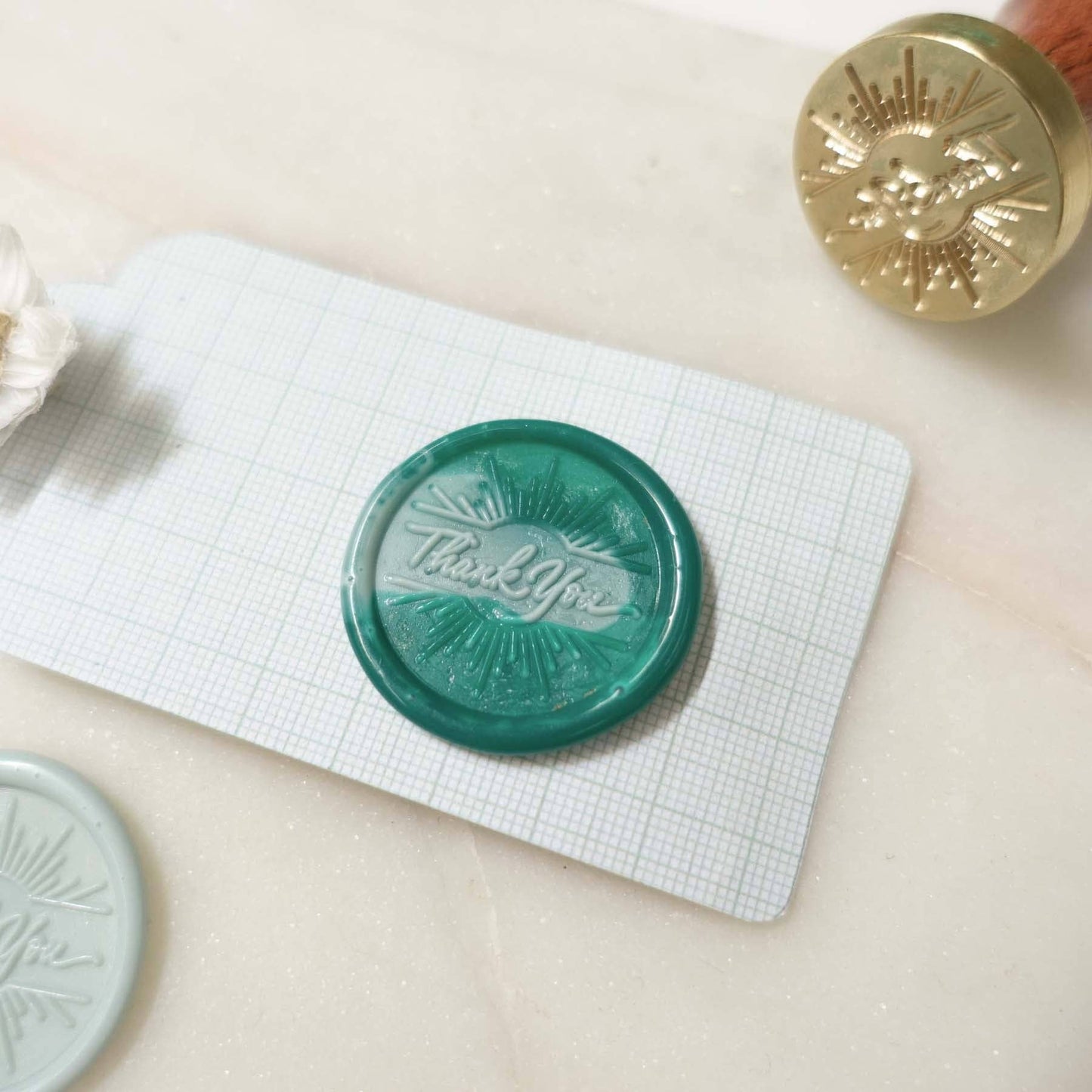 Thank you wax seal stamp, wax seal kit or stamp head