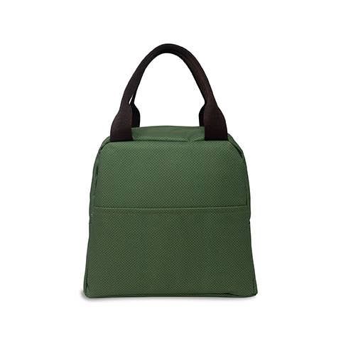 Lunch Tote, Green Diamond