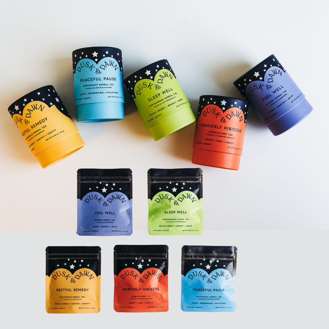 Feel Well Herbal Tea Tube - 3 Tea Bags