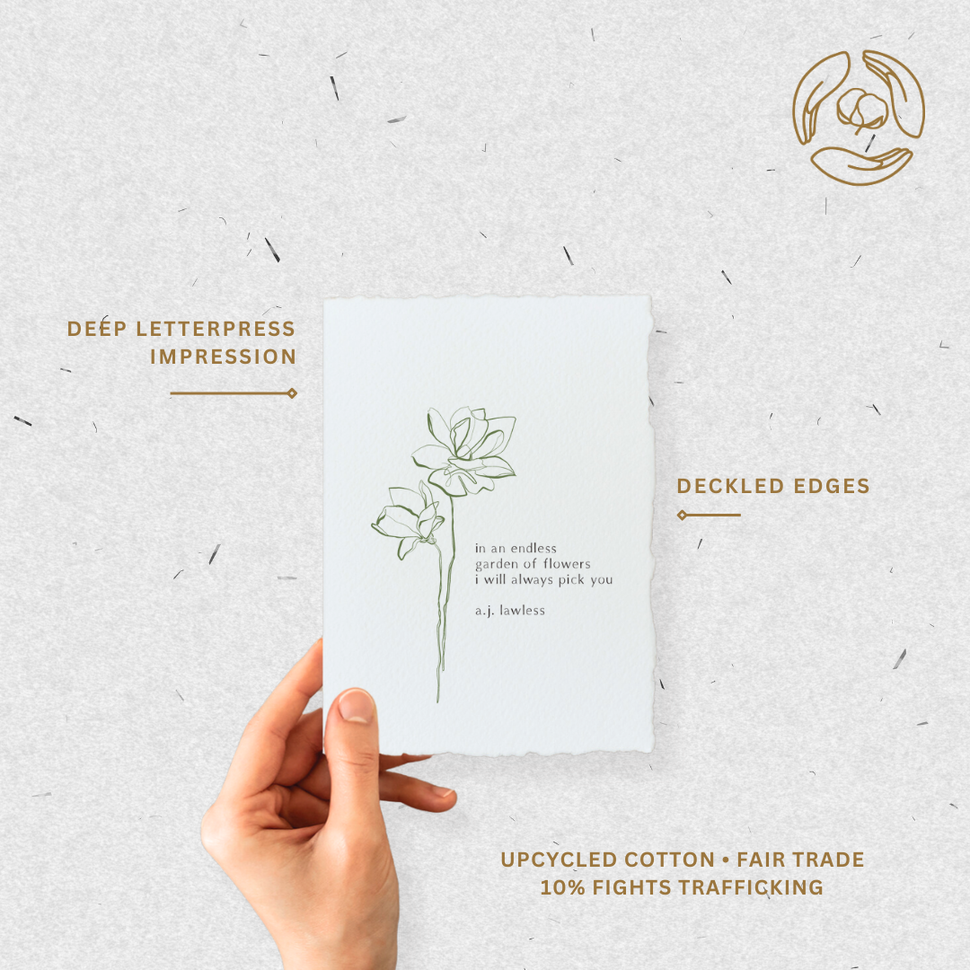 I Always Pick You | Plant Floral Love Greeting Card