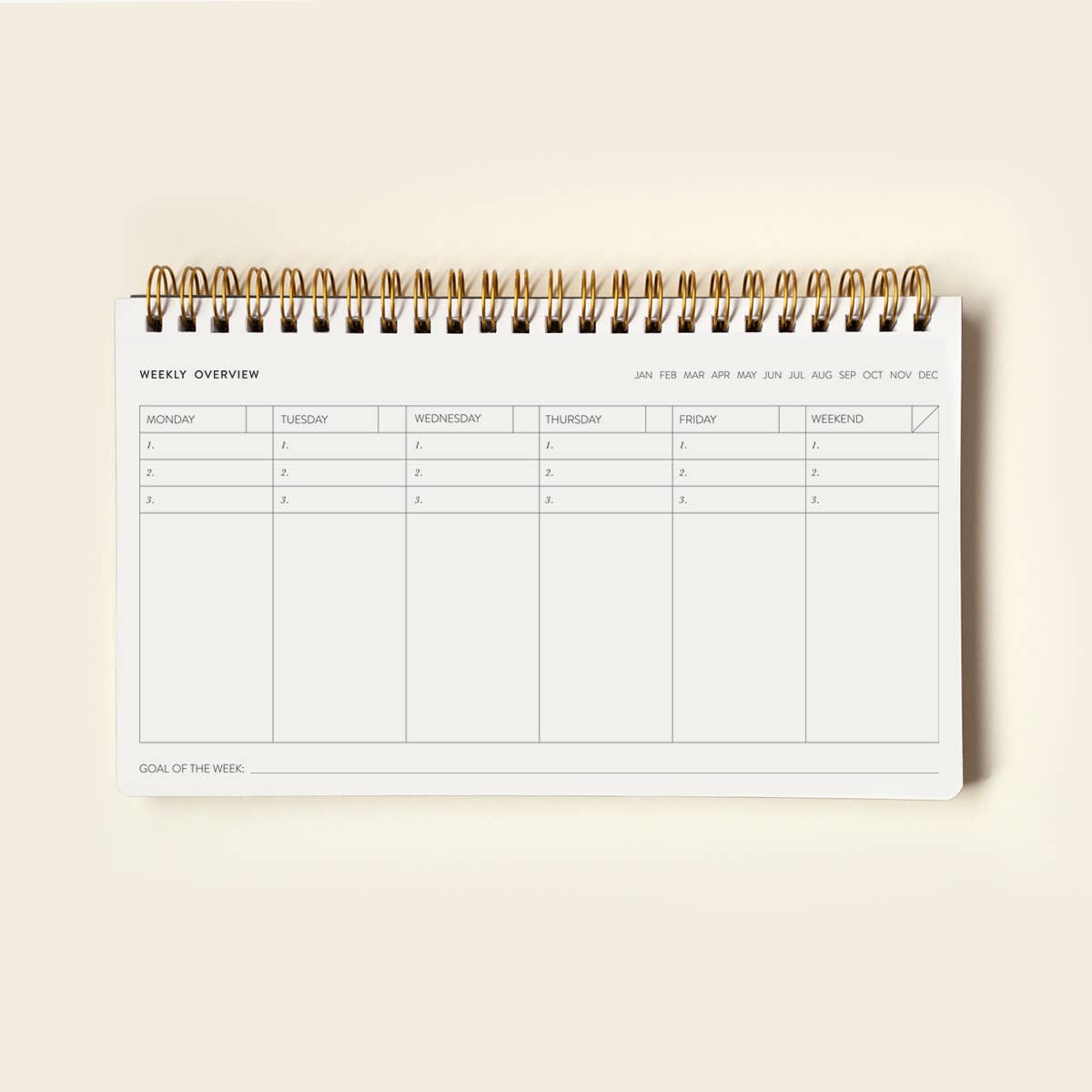 REVERIE | UNDATED WEEKLY PLANNER