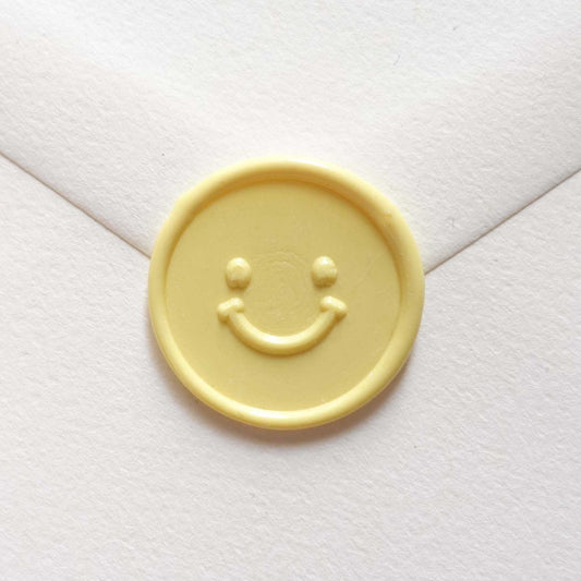 Smiley Face Mini wax seal stamp, wax seal kit or stamp head