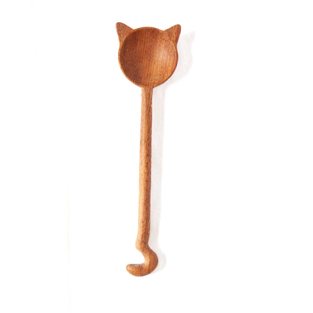 Wooden Cat Shaped Spoon