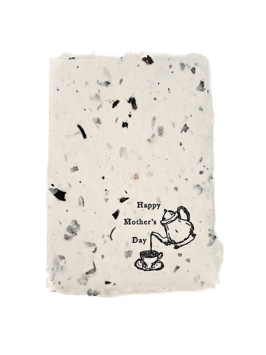 Happy mother’s day tea pot card