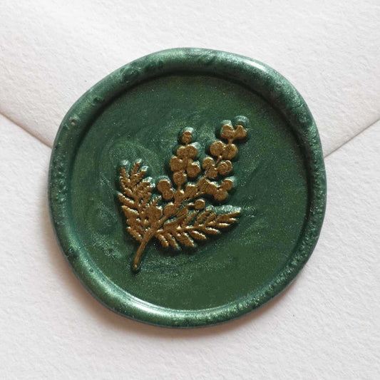 Wattle Wax Seal Stamp & Handle