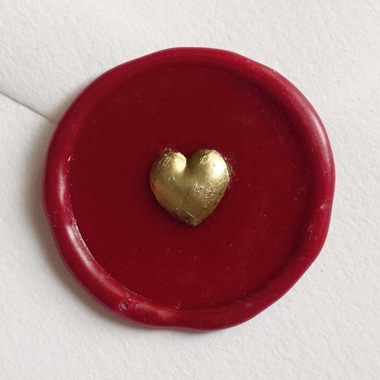 Love Heart 3D Wax Seal Stamp & Handle