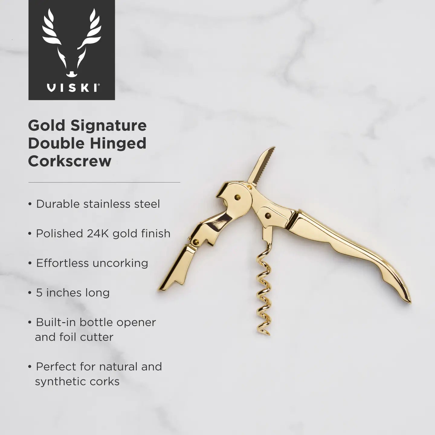 Gold Corkscrew