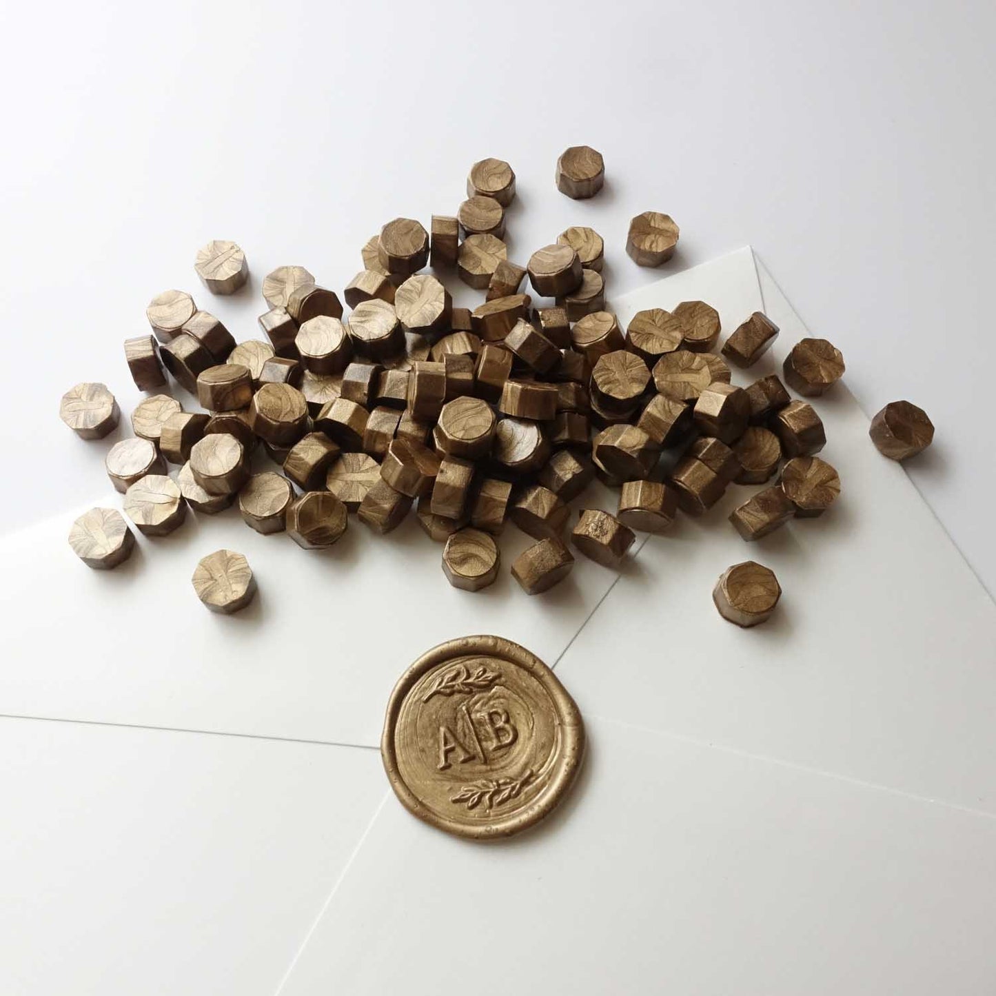 Bronze Gold 100pcs Sealing Wax Beads