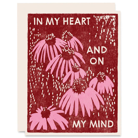 On My Mind Friendship Card - Coneflowers