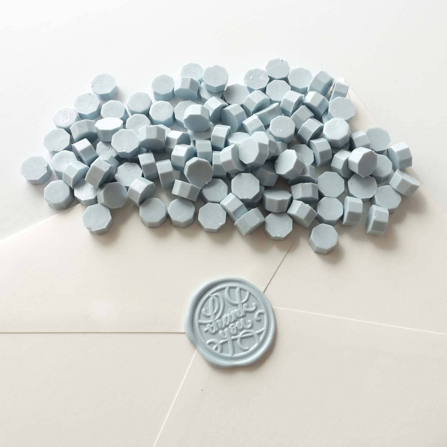 Powder Blue 100pcs Sealing Wax Beads